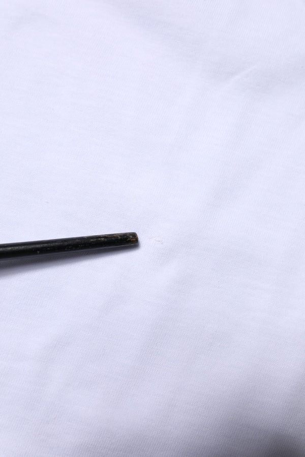 White Cotton Goodluck 2023 Crew NeckT-shirt