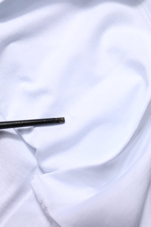 White Cotton Goodluck 2023 Crew NeckT-shirt