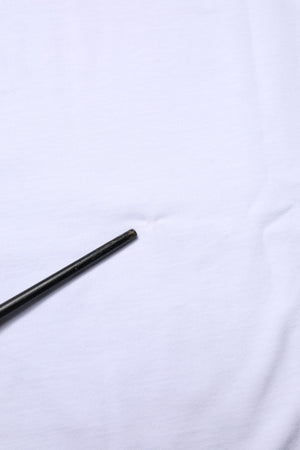 White Cotton Goodluck 2023 Crew Neck T-shirt