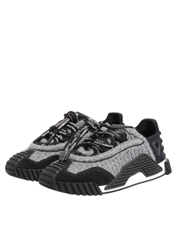 Black Gray NS1 Low Top Sneakers Shoes