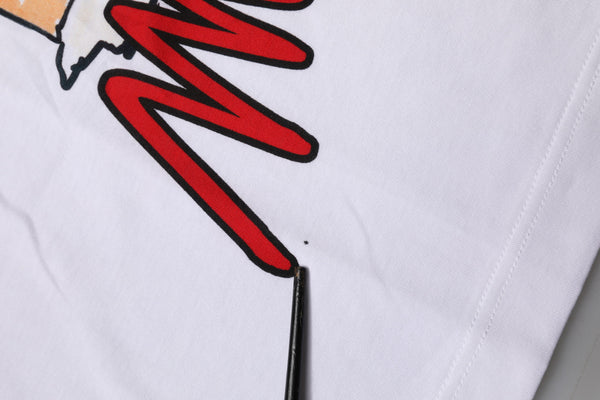 White DG Loves Moscow Cotton Crew Neck T-shirt