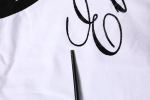 White Eleganza Cotton Crew Neck Tee T-shirt