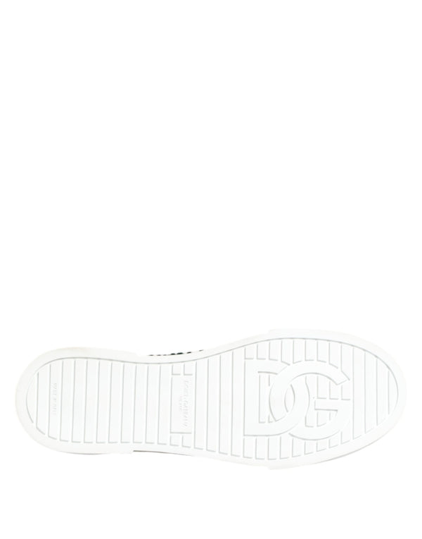 Green Portofino Crystal DG Logo Sneakers Shoes