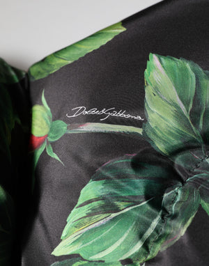 Multicolor Floral Puffer Coat Full Zip Jacket