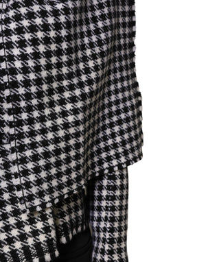 Multicolor Wool Monochrome Patterned Jacket