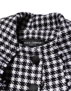 Multicolor Wool Monochrome Patterned Jacket