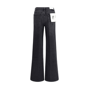 Black Cotton Jeans Denim