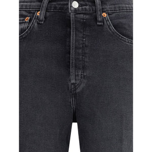 Black Cotton Jeans Denim