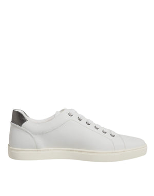 White Sacred Heart Men Low Top Sneakers Shoes