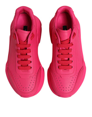 Pink Leather Daymaster Low Top Sneakers Shoes
