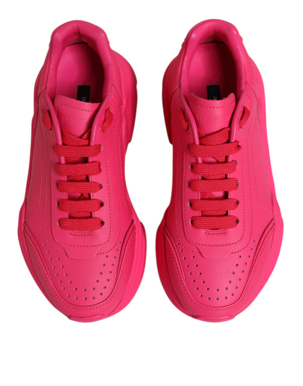 Pink Leather Daymaster Low Top Sneakers Shoes