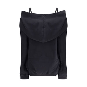 Black Cotton Sweatshirt