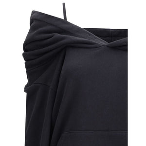 Black Cotton Sweatshirt