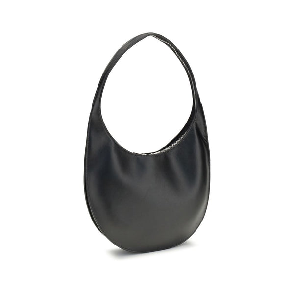 Black Leather Shoulder Bag
