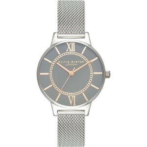 Silver Stainless Steel Dress Watch