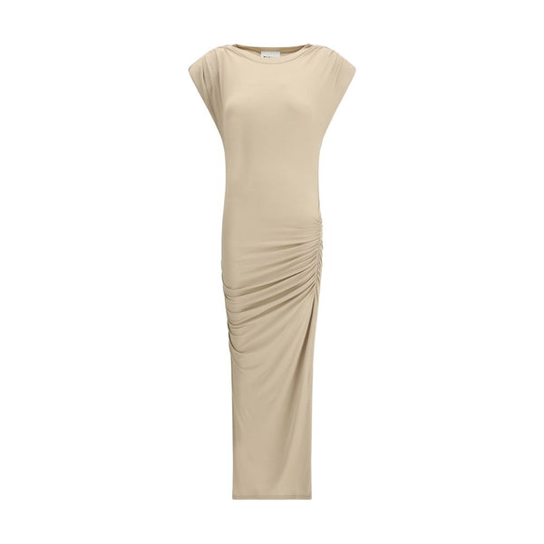 Beige Modal Casual Dress