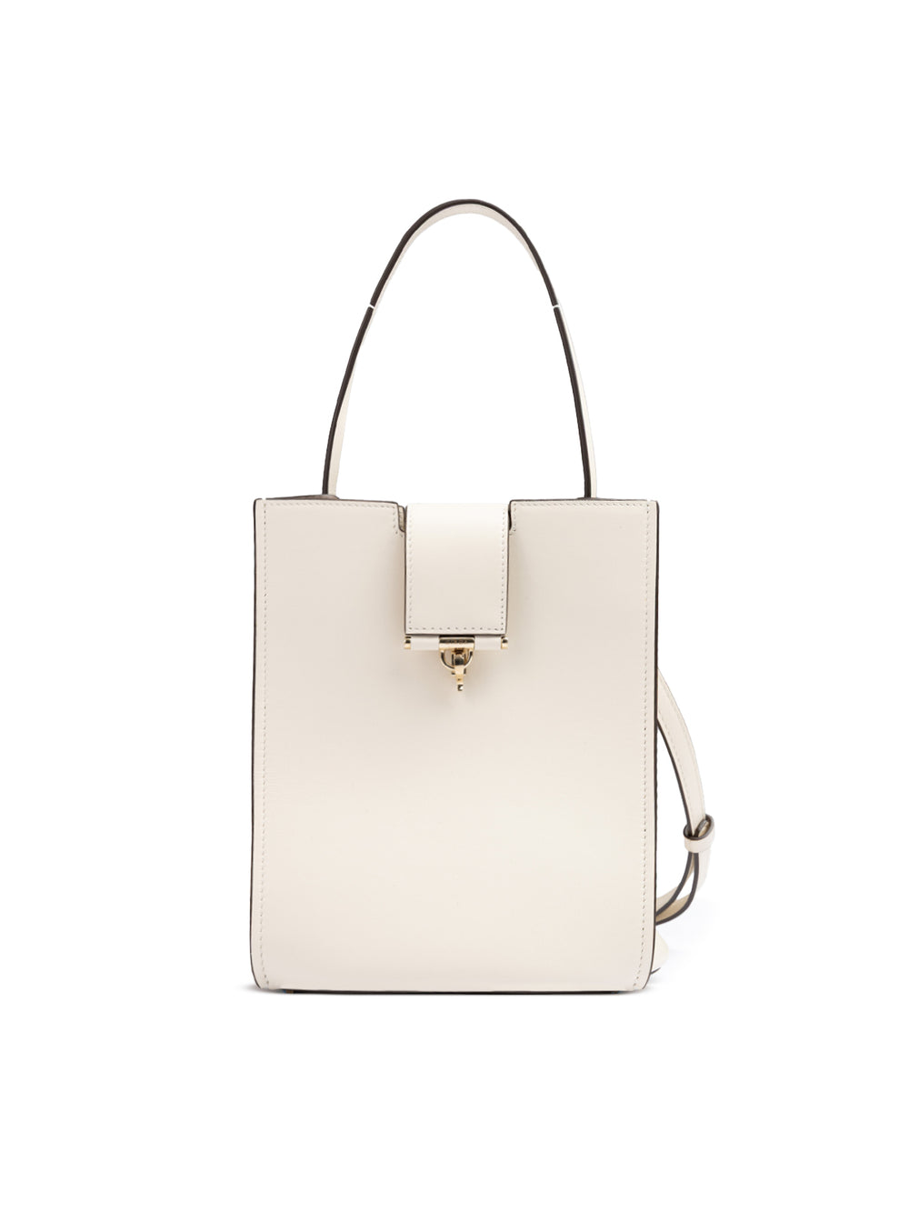 White Leather Shoulder Bag