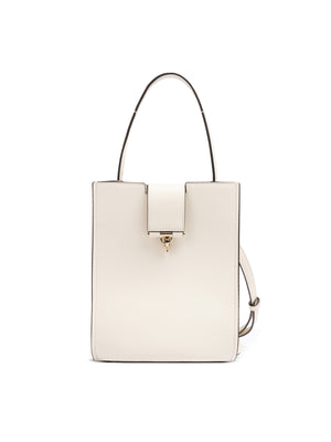 White Leather Shoulder Bag