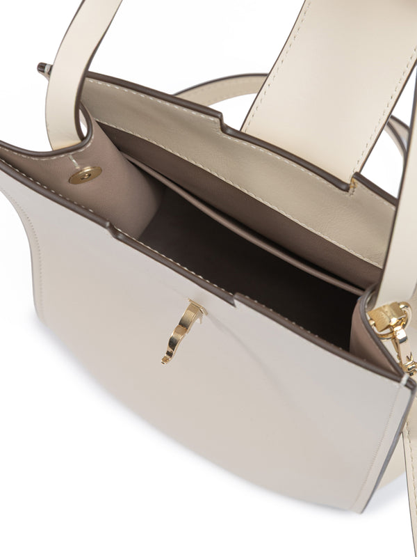 White Leather Shoulder Bag