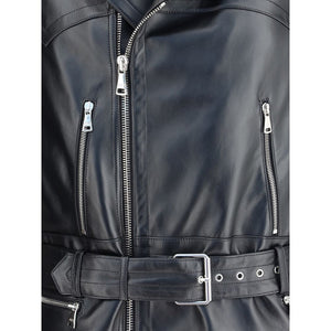 Black Leather Biker Jacket