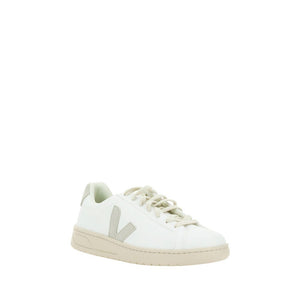 White Rubber Low Top Sneakers