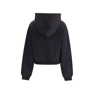 Black Cotton Sweatshirt