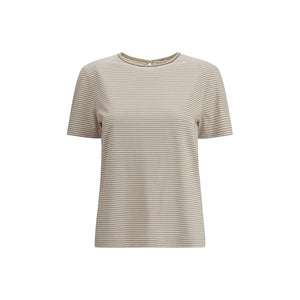 Beige Cotton T-Shirt