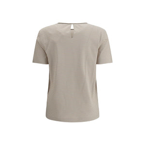 Beige Cotton T-Shirt