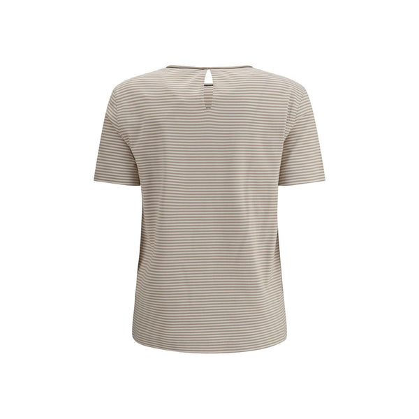 Beige Cotton T-Shirt
