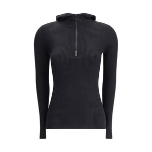Black Cashmere Sweatshirt
