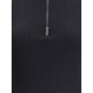 Black Cashmere Sweatshirt