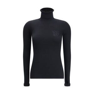 Black Fleece Wool Sweatshirt