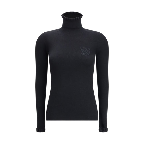 Black Fleece Wool Sweatshirt