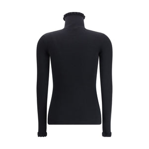 Black Fleece Wool Sweatshirt