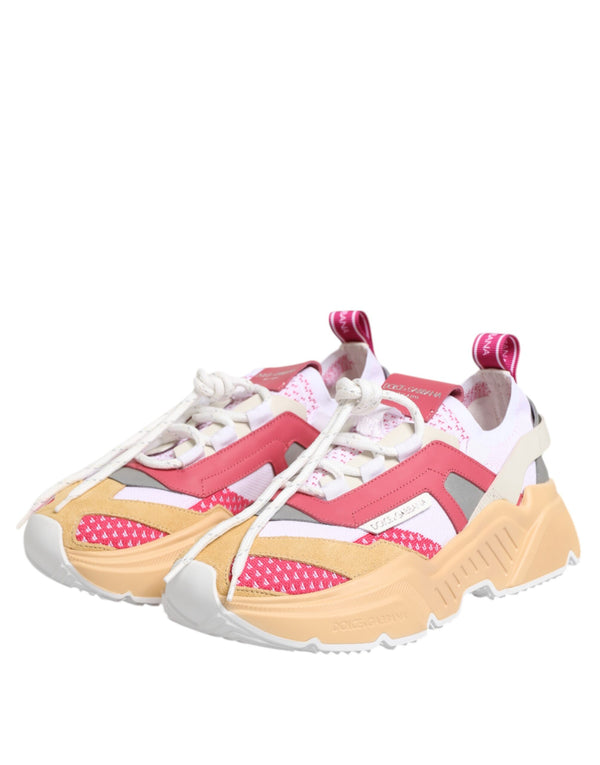 Multicolor Leather Daymaster Low Top Sneakers Shoes