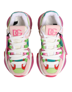 Multicolor Leather Airmaster Low Top Sneaker Shoes