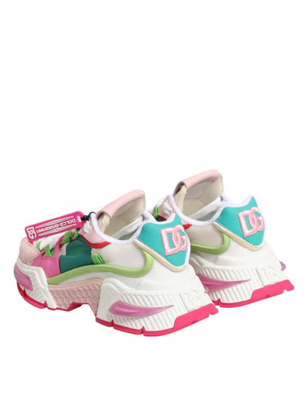 Multicolor Leather Airmaster Low Top Sneaker Shoes