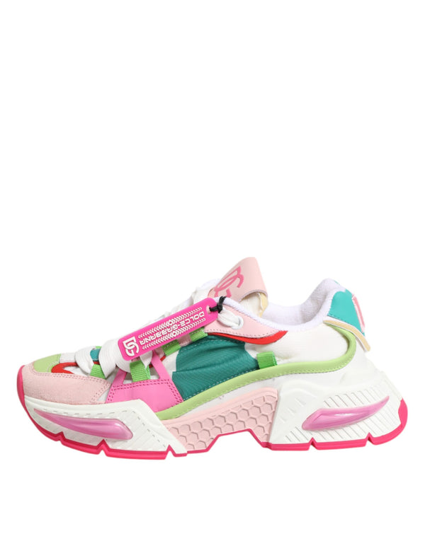 Multicolor Leather Airmaster Low Top Sneaker Shoes