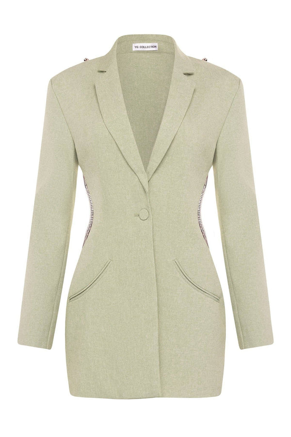 Belle Backless Diamond Blazer