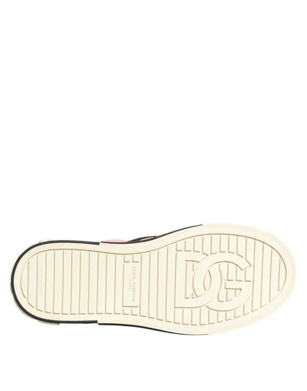 Pink Quilted Nylon Slip-On Sneaker Shoes