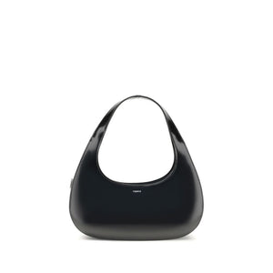 Black Leather Shoulder Bag