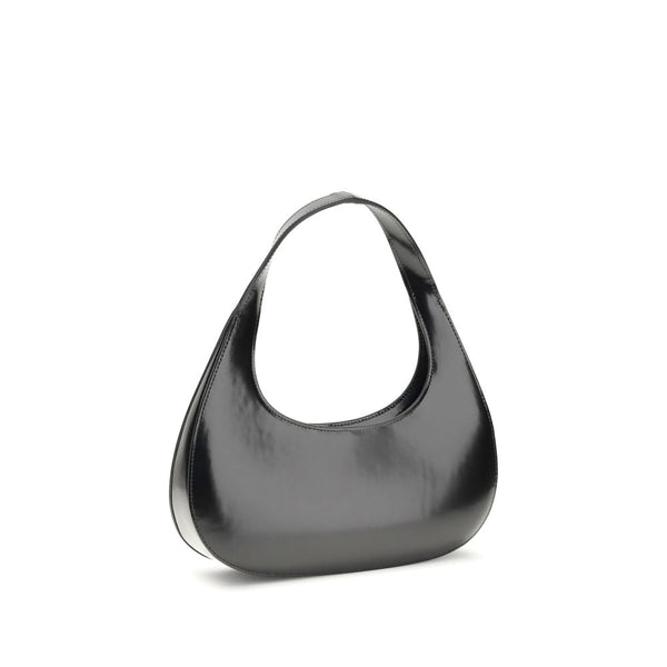 Black Leather Shoulder Bag
