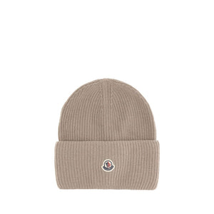 Beige Wool Beanie