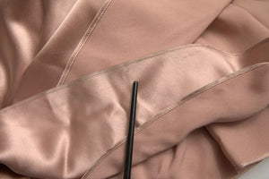 Pink Silk Stretch Sheath Mermaid Gown Dress
