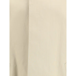Beige Cotton Trench Coat