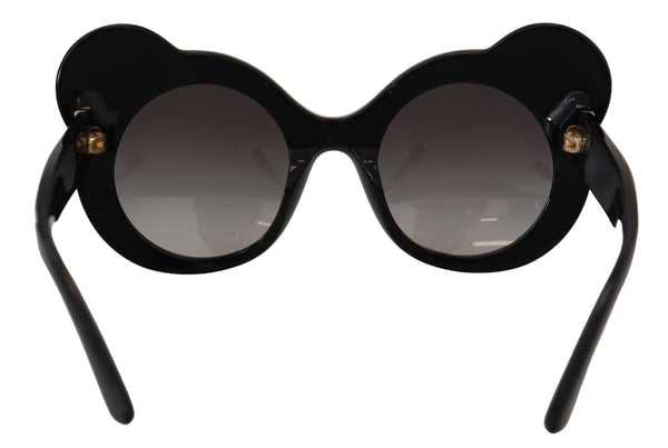 DG4325BM White Black Acetate Crystal Shades Sunglasses