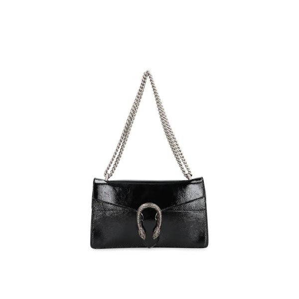 Black Calfskin Crossbody Bag