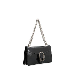 Black Calfskin Crossbody Bag