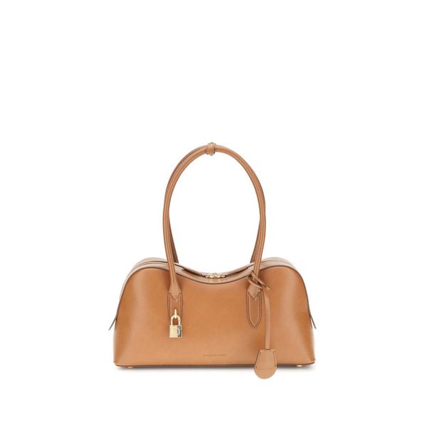 Beige Nylon Shoulder Bag