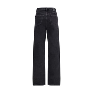 Black Cotton Slim Fit Jeans